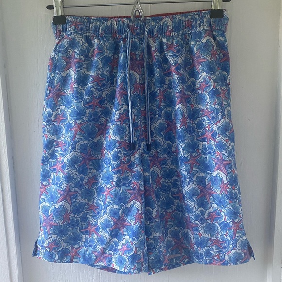 Peter Millar Summer Sky Baja Floral Swim Trunks - Picture 13 of 13